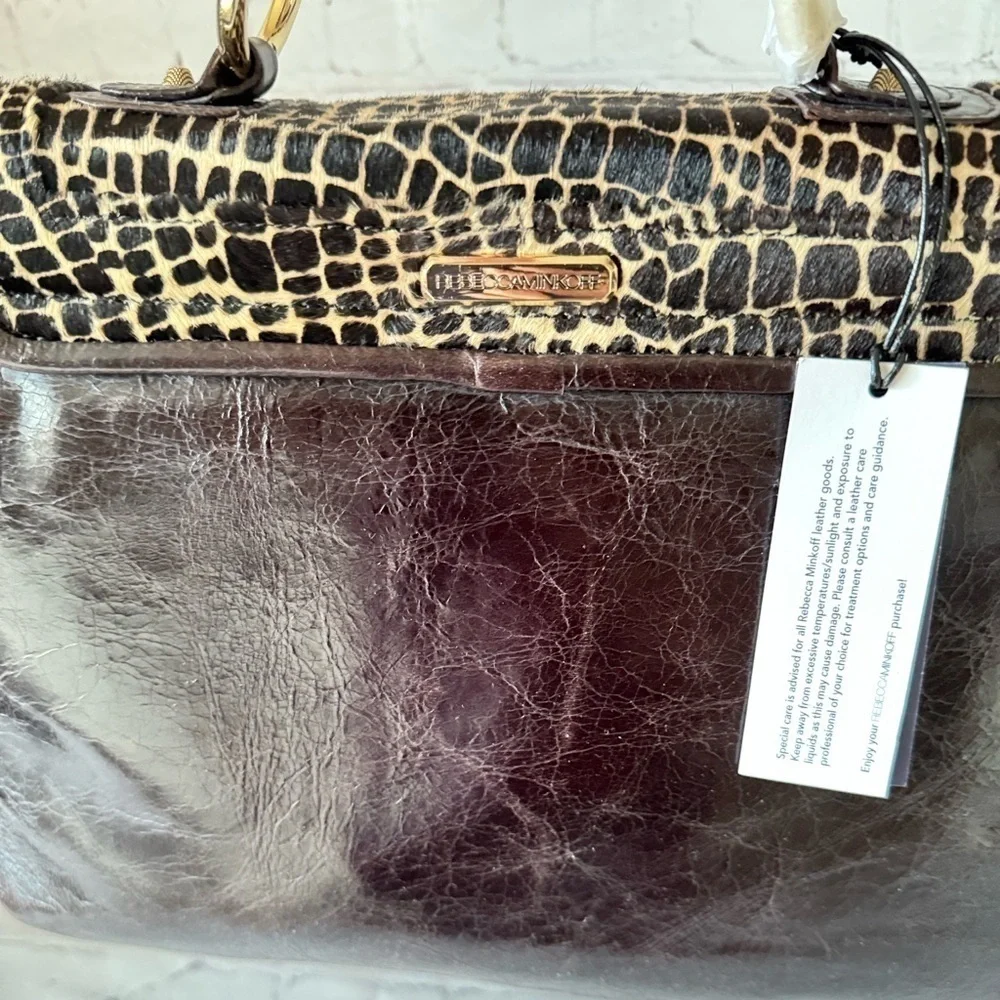 NWT Rebecca Minkoff Satchel Giraffe Bag Retail $395